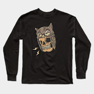 Owl skull Long Sleeve T-Shirt